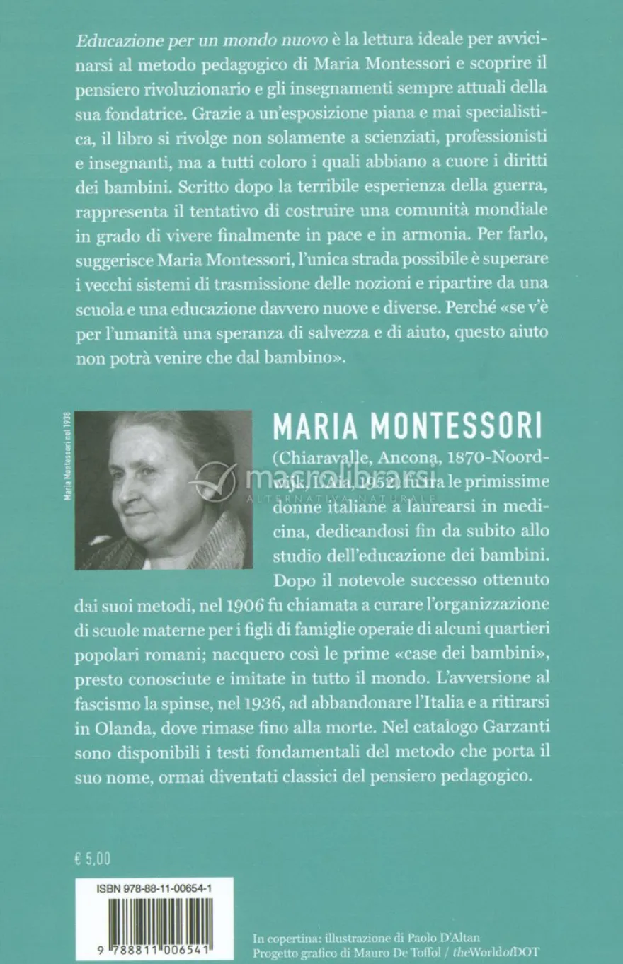 Montessori - Educazione per un Mondo Nuovo