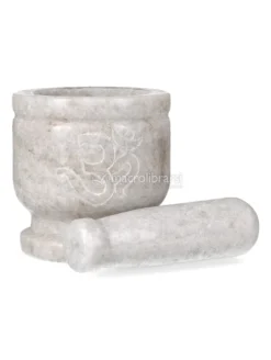 Mortaio in Marmo Bianco - OM
