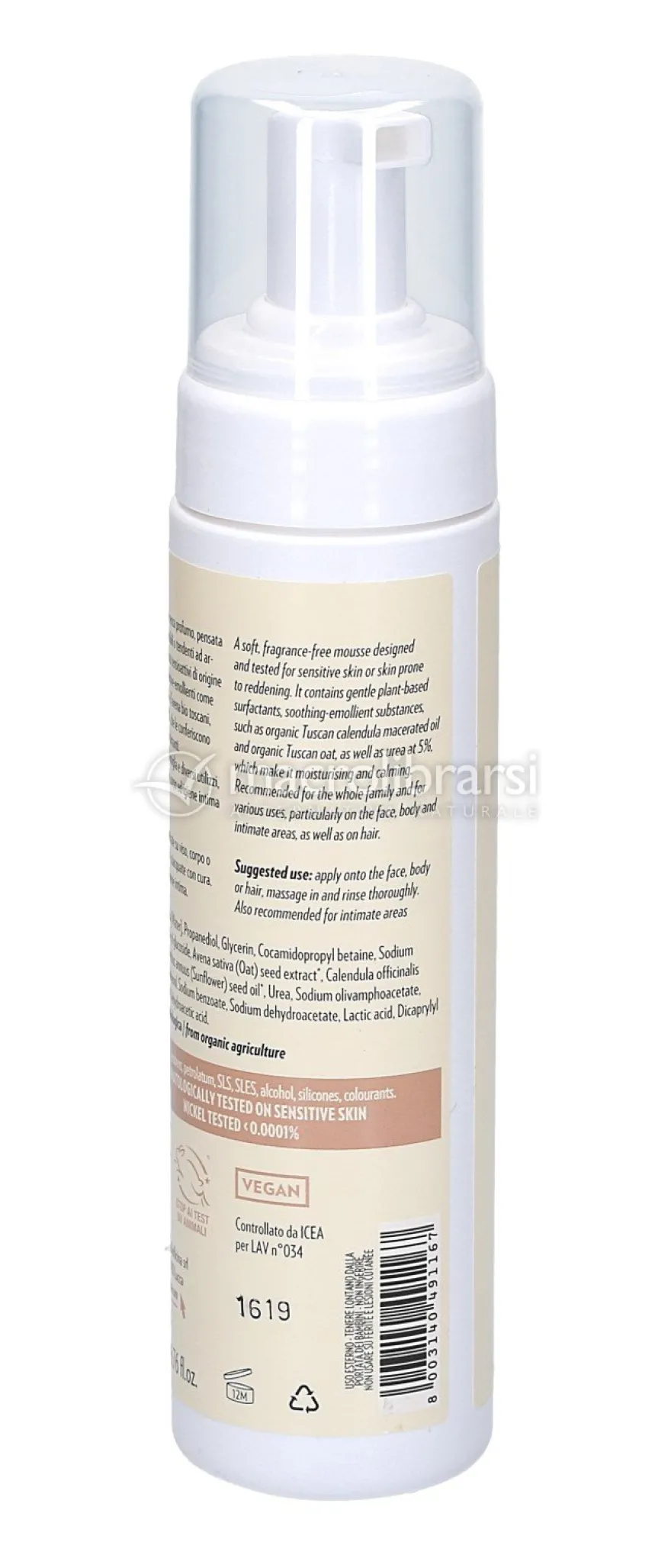 Mousse Basic - Viso-Corpo e Capelli