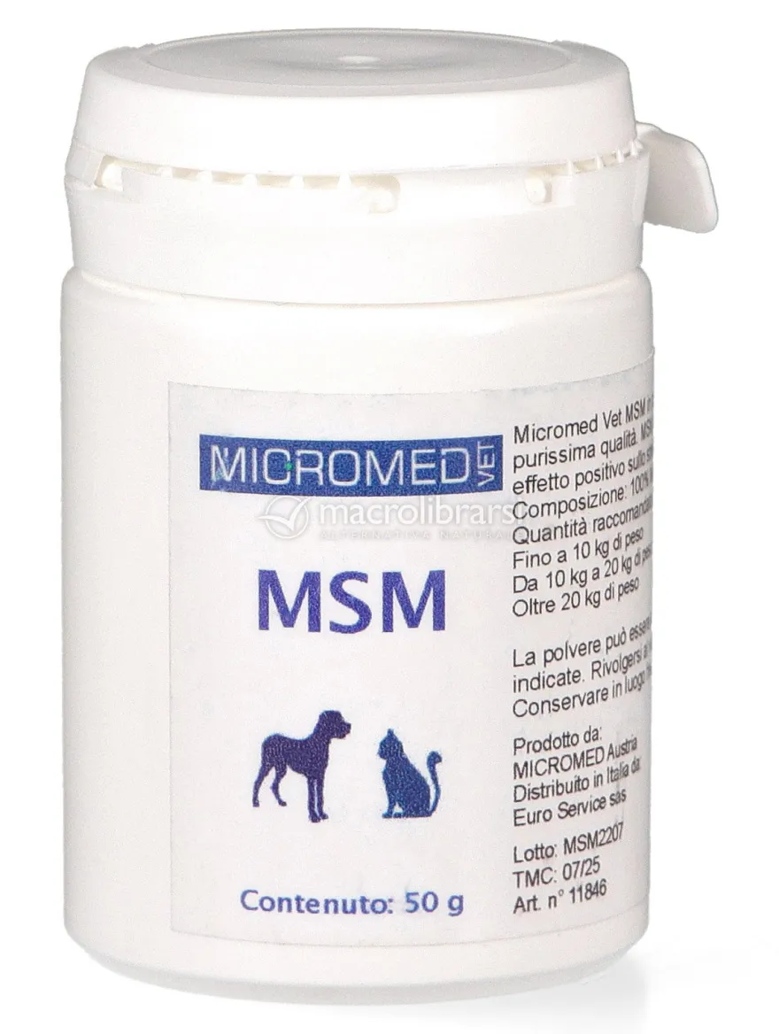 MSM in Polvere per Cani e Gatti