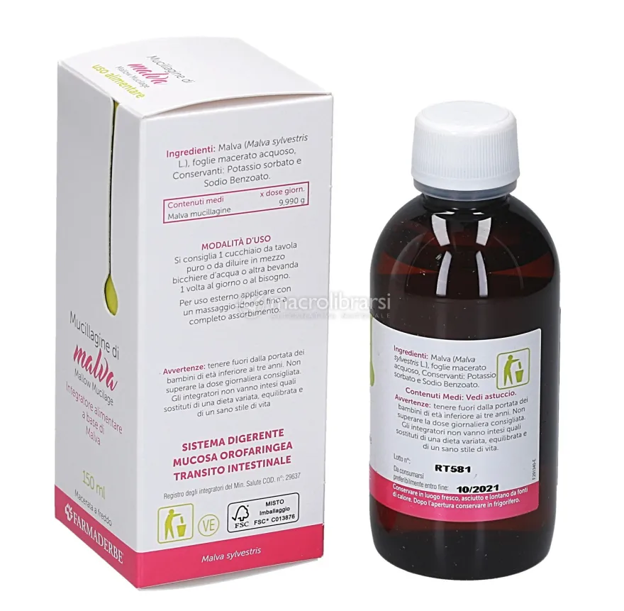 Mucillagine di Malva - Integratore Alimentare a Base di Malva