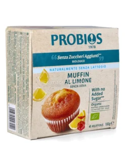Muffins al Limone senza Zuccheri Aggiunti