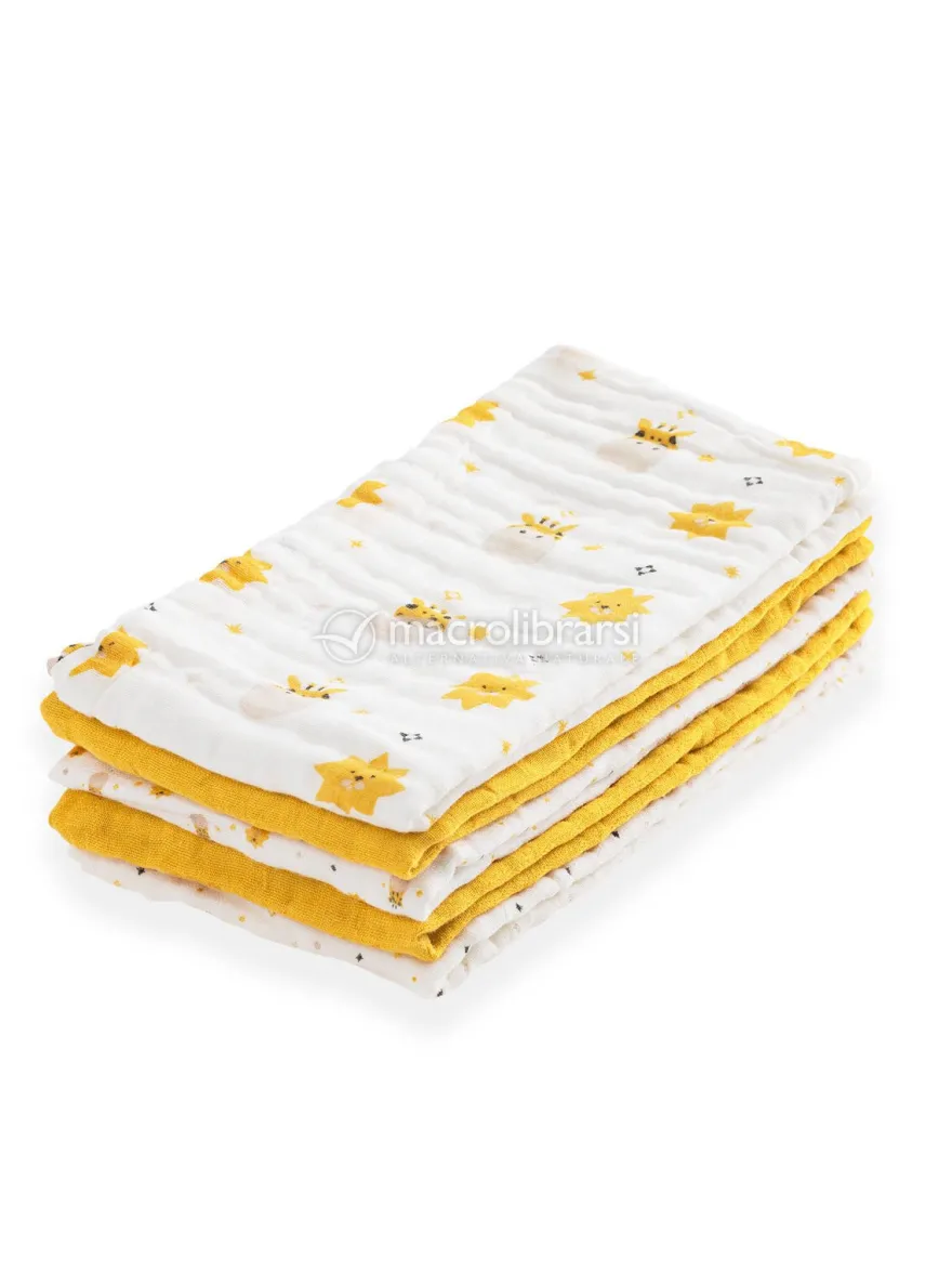 Mussole Koala Soft Touch 50x25 cm - Yellow