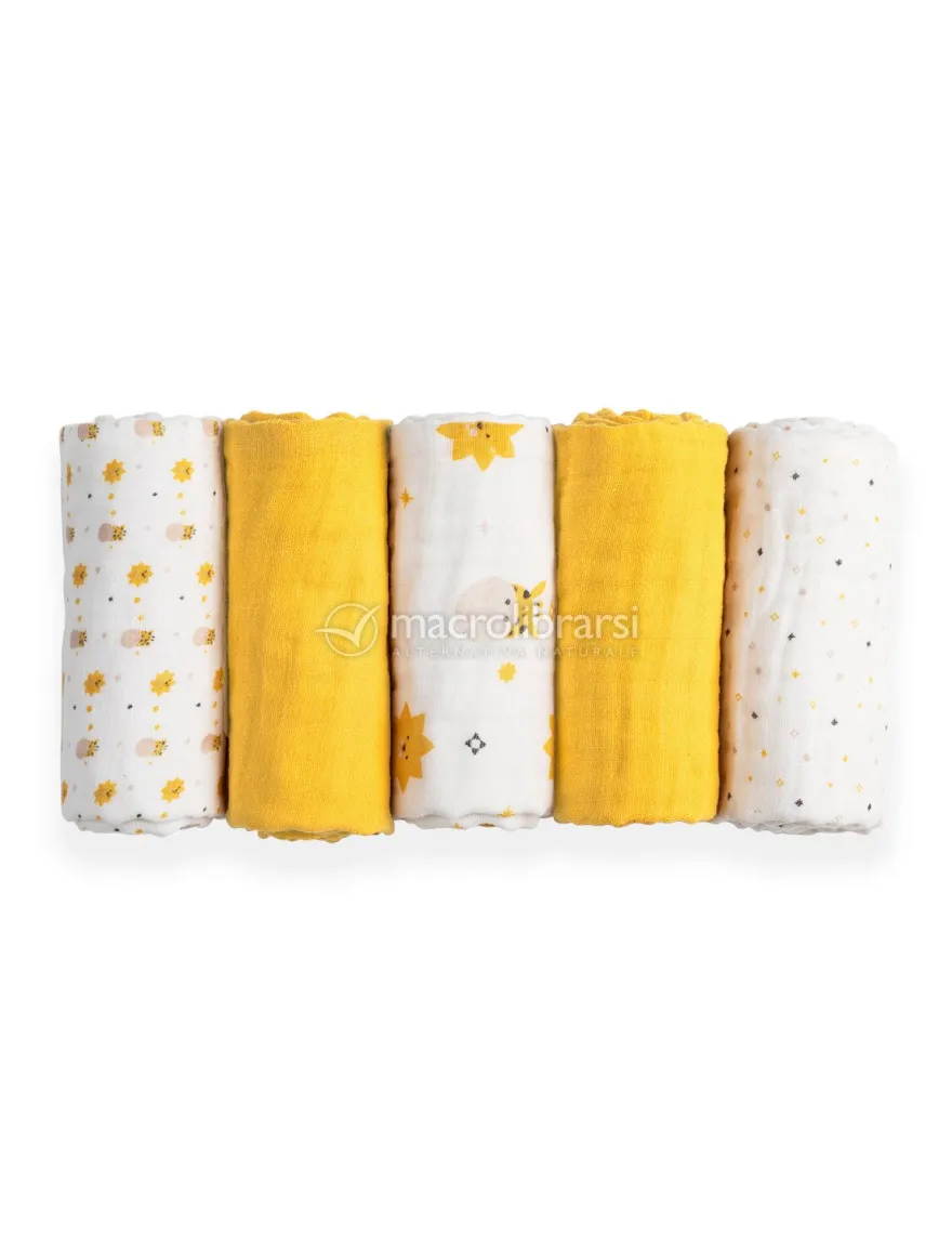 Mussole Koala Soft Touch 50x25 cm - Yellow