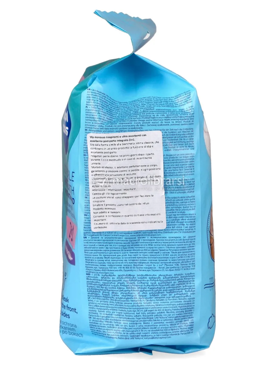 Mutandine Assorbenti Post Parto - Taglia S/M