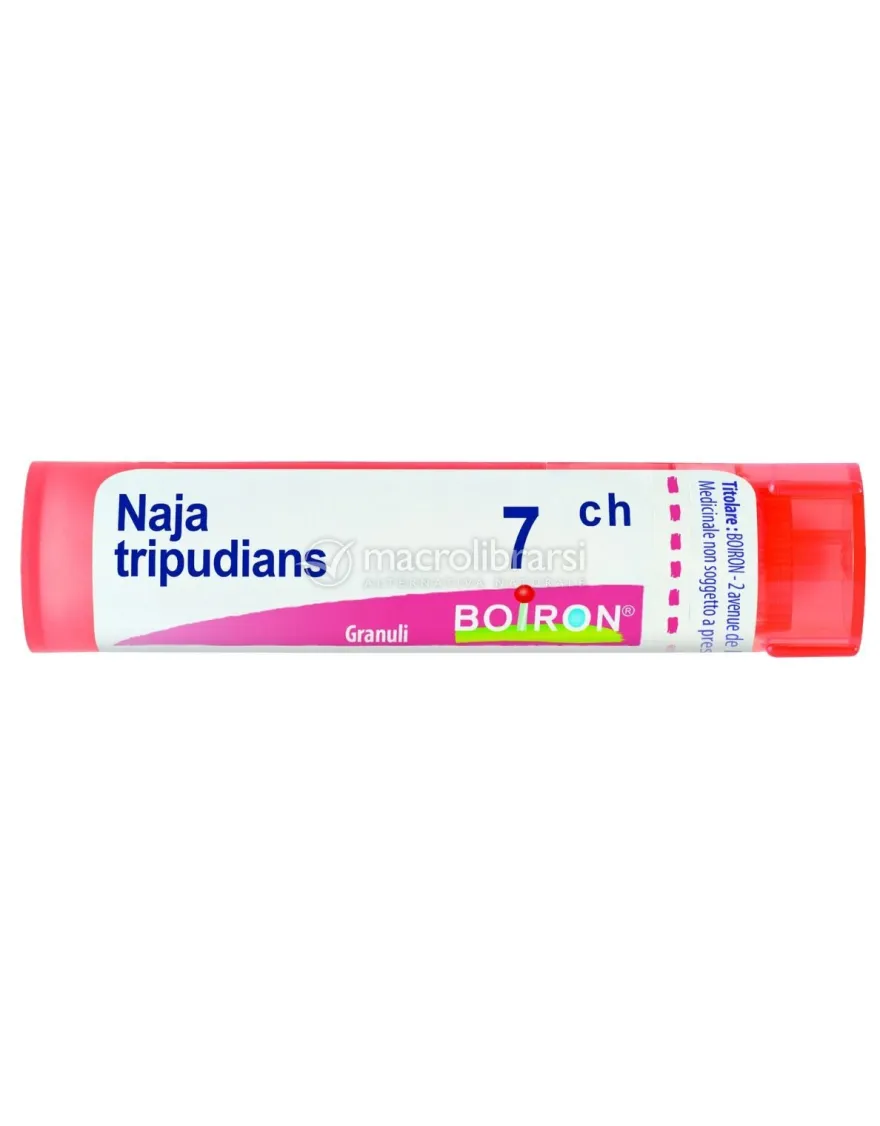 Naja Tripudians 7CH Granuli Boiron