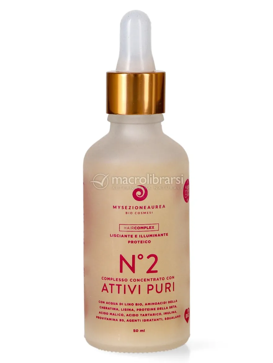 N.2 Attivi Puri Capelli - Lisciante Proteico alla Cheratina
