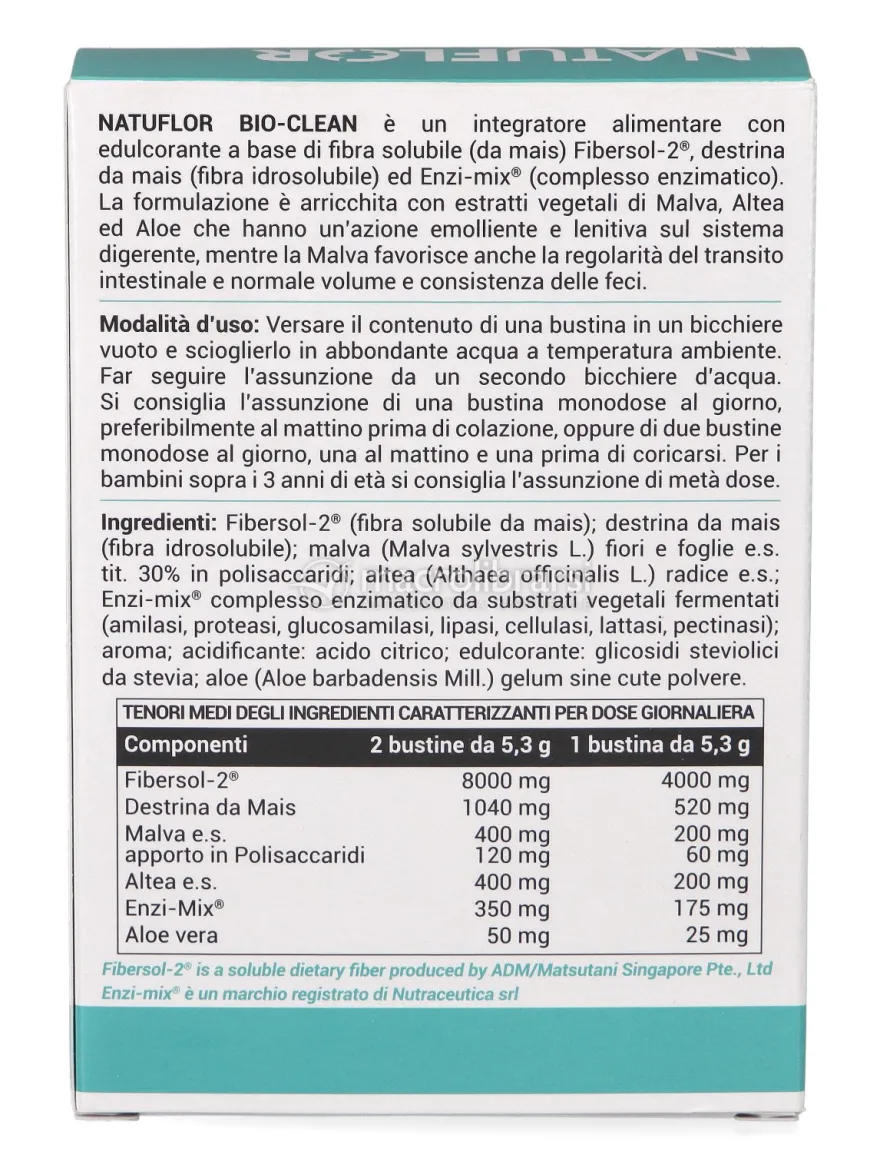Natuflor Bio Clean - Bustine