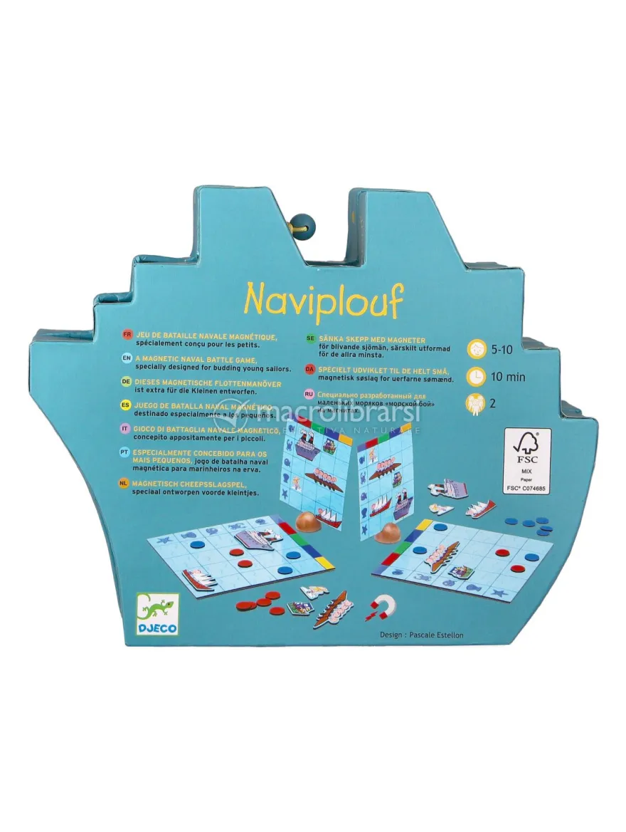 Naviplouf - Battaglia Navale Magnetica Djeco