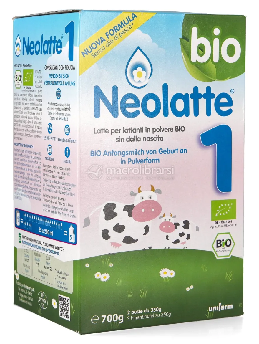 Neolatte 1 - Latte in Polvere per Lattanti Bio