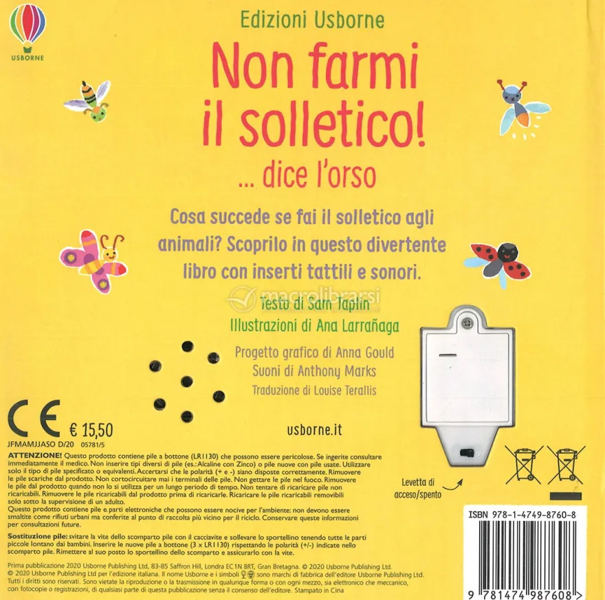 Non Farmi il Solletico! ...Dice l'Orso