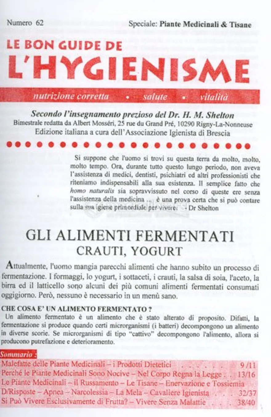 N.62 - Speciale: Piante Medicinali e Tisane