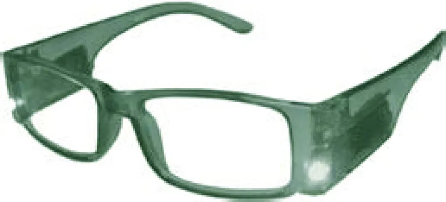 Occhiali Da Lettura Con Luci - Lucy Look - Donna - Verdi - 3,50