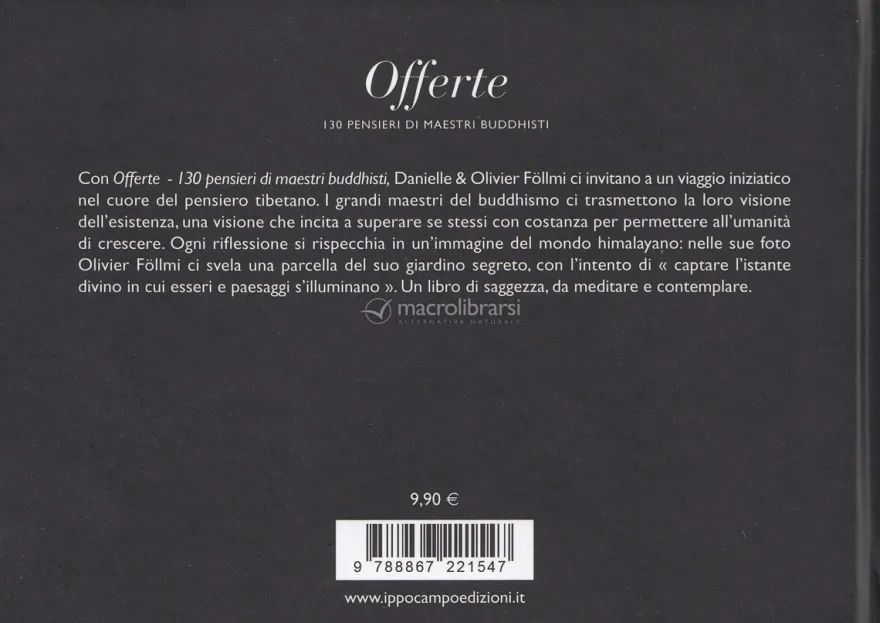 Offerte - 130 Pensieri di Maestri Buddhisti