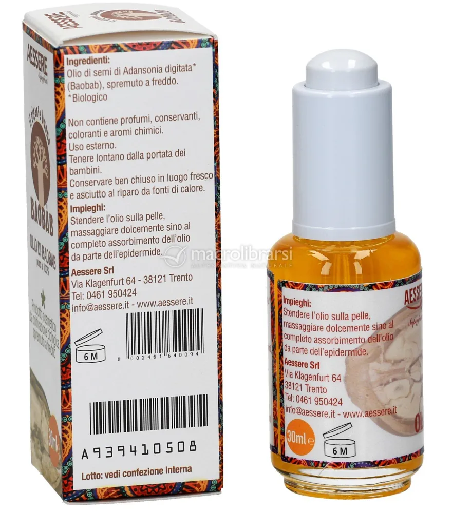Olio di Baobab Puro al 100%