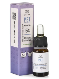 Olio di CBD Bio per Cani e Gatti Pet Small 5%