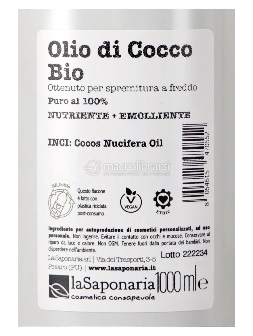 Olio di Cocco Biologico