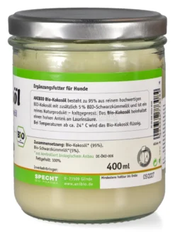 Olio di Cocco per Animali Bio