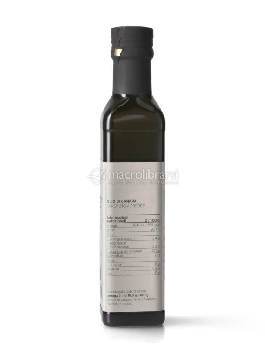 Olio di Semi di Canapa Sativa - 250 ml