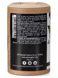Olio di Semi di Cumino Nero Bio - Capsule molli