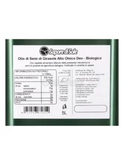 Olio di Semi di Girasole Alto Oleico Bio
