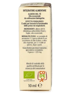 Olio Essenziale di Albero del Tè Bio