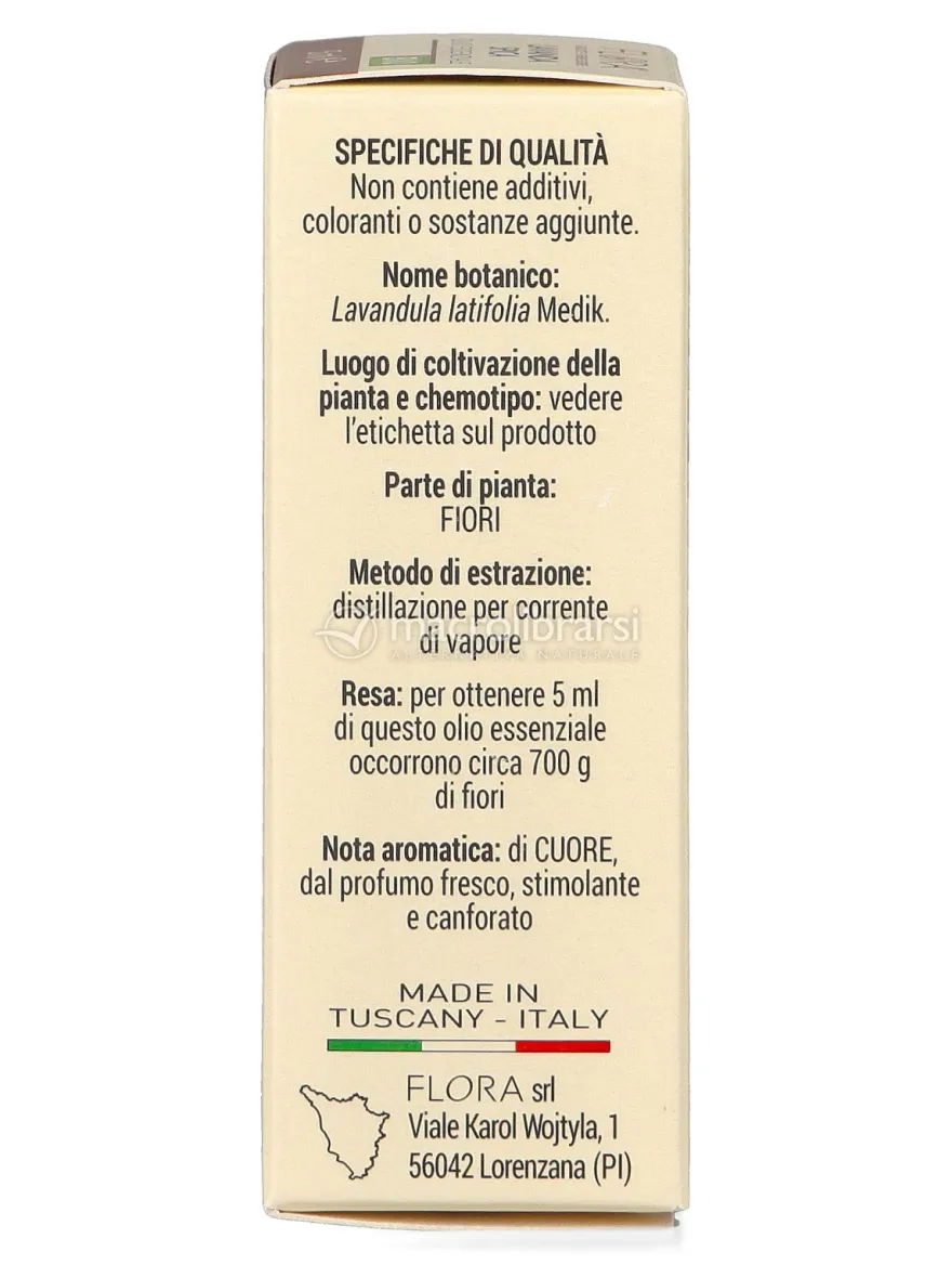 Olio Essenziale di Lavanda Spica Bio