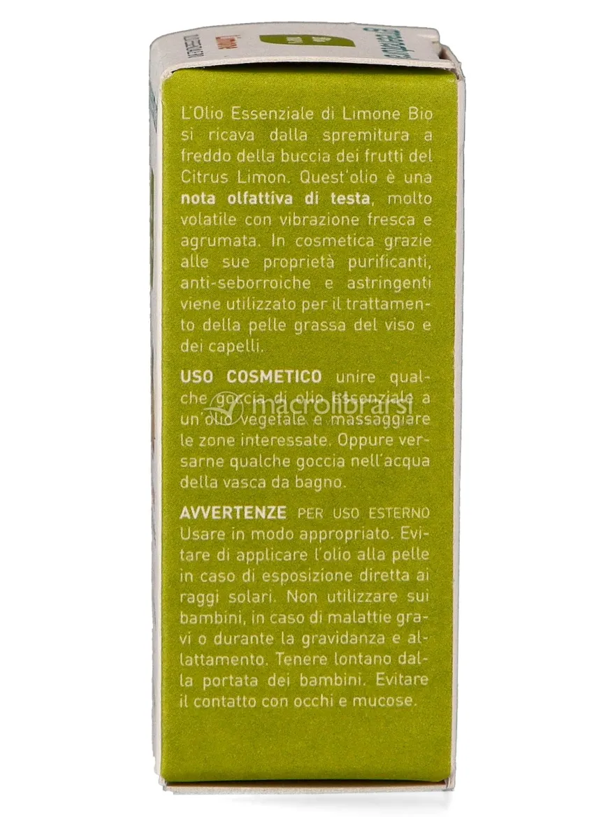 Olio Essenziale di Limone Bio