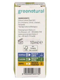 Olio Essenziale di Limone Bio