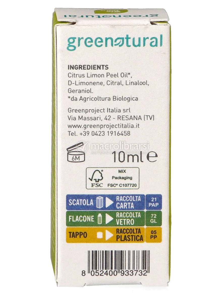 Olio Essenziale di Limone Bio