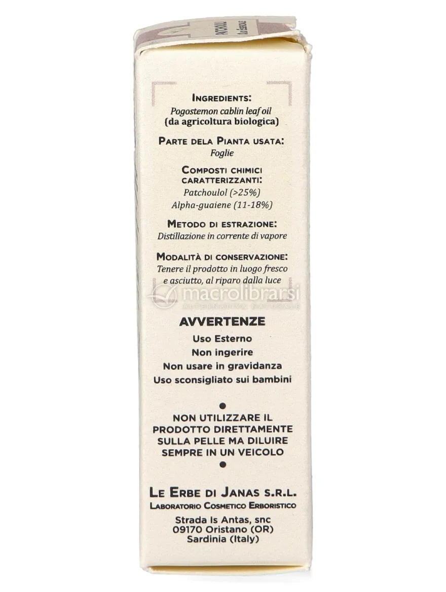 Olio Essenziale di Patchouli Bio