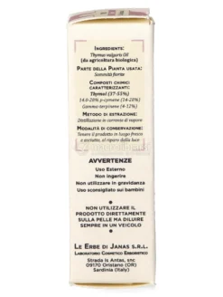 Olio Essenziale di Timo Bio
