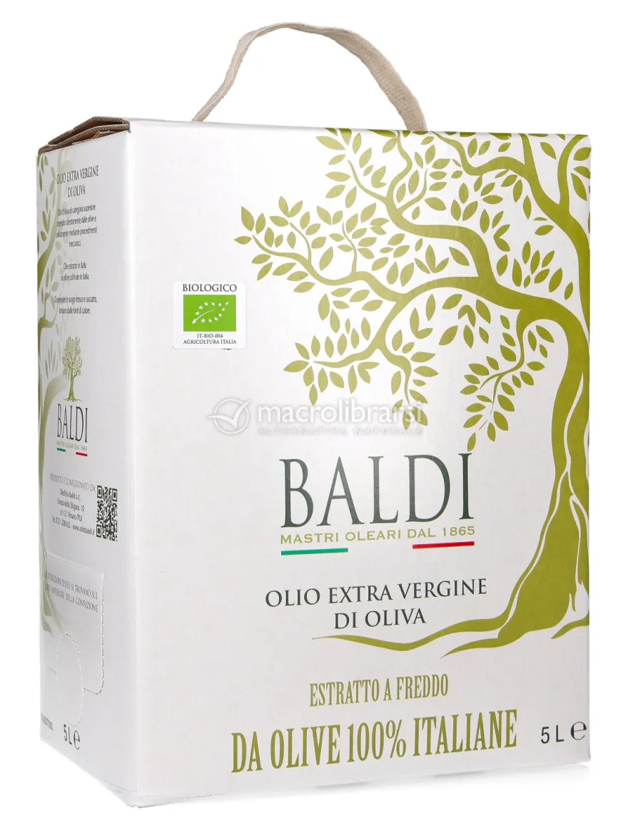 Olio Extravergine di Oliva Biologico Italiano - Bag in Box