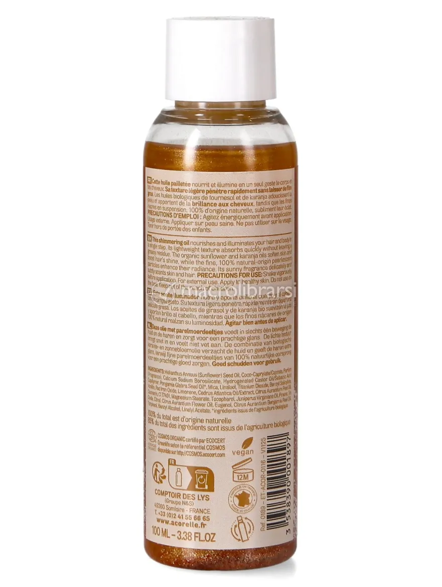 Olio Glitter Corpo e Capelli