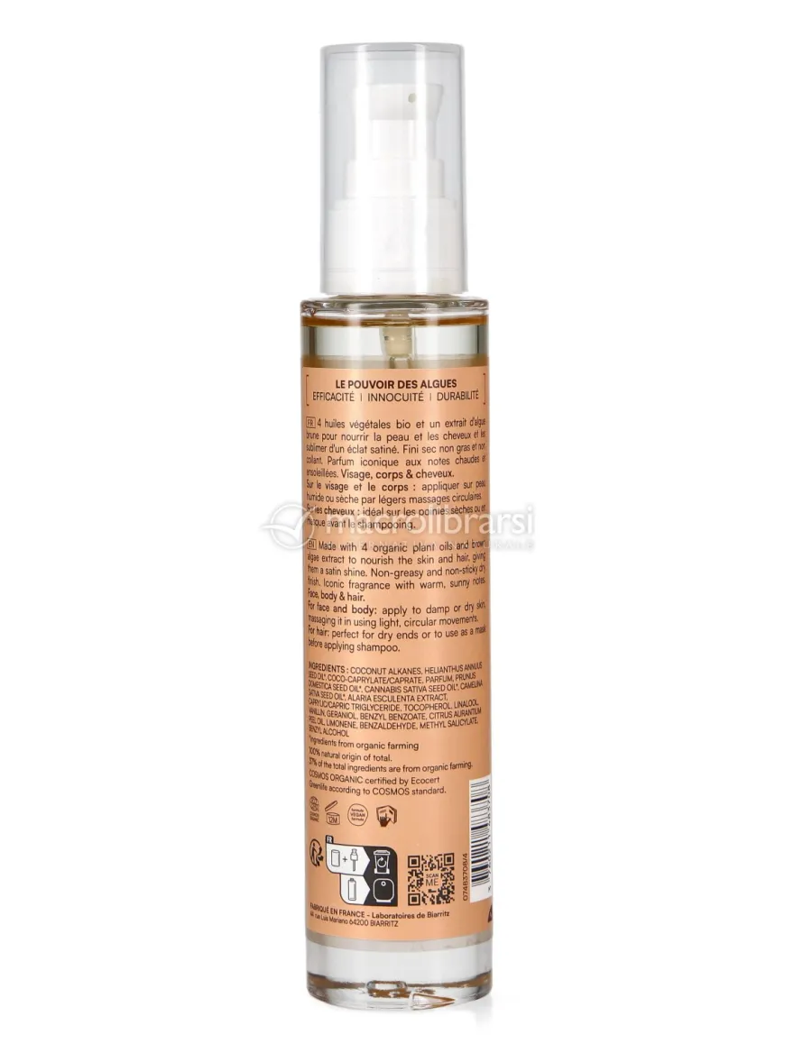 Olio Secco Bio per Viso, Corpo e Capelli