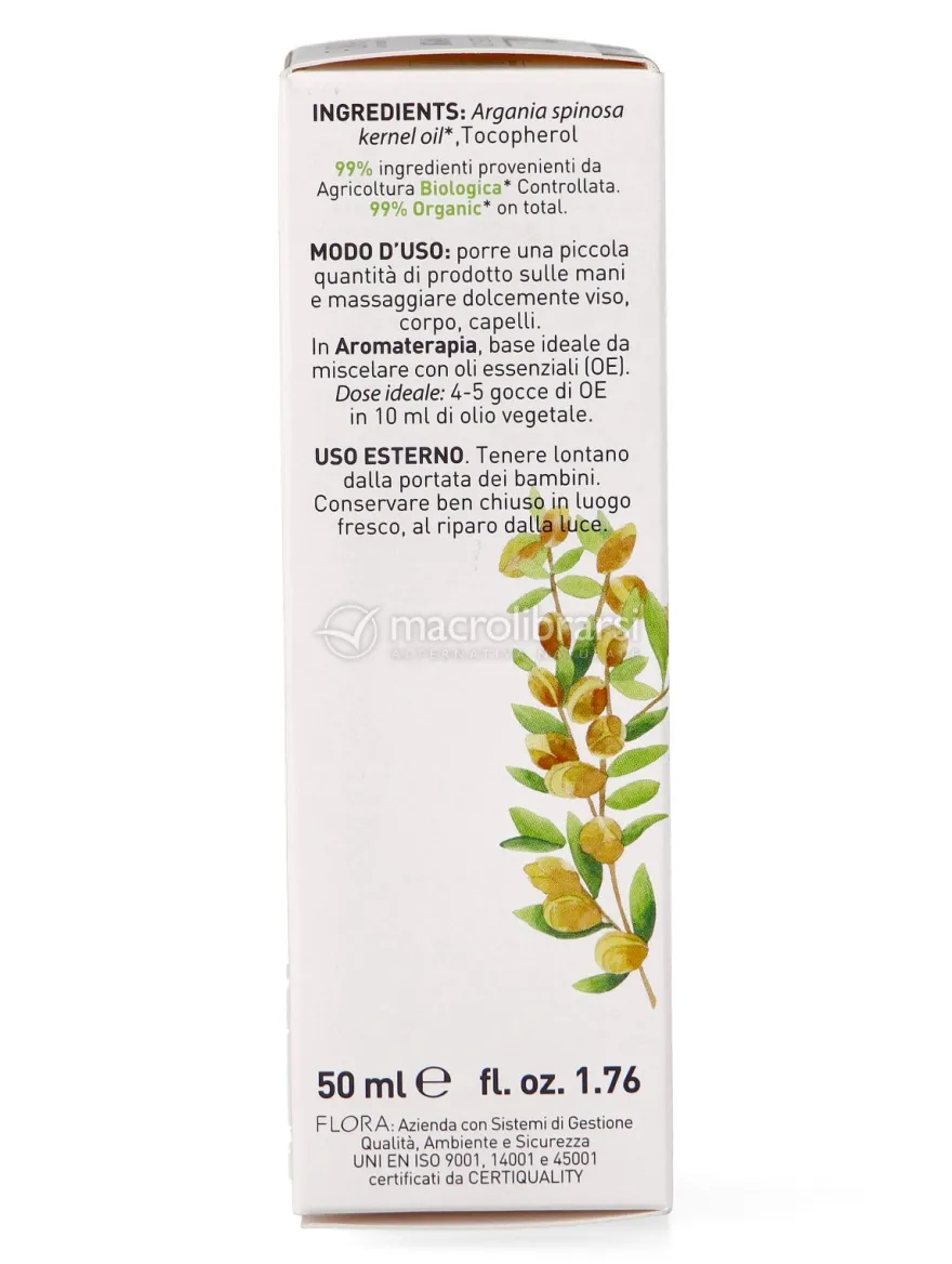 Olio Vegetale di Argania Bio