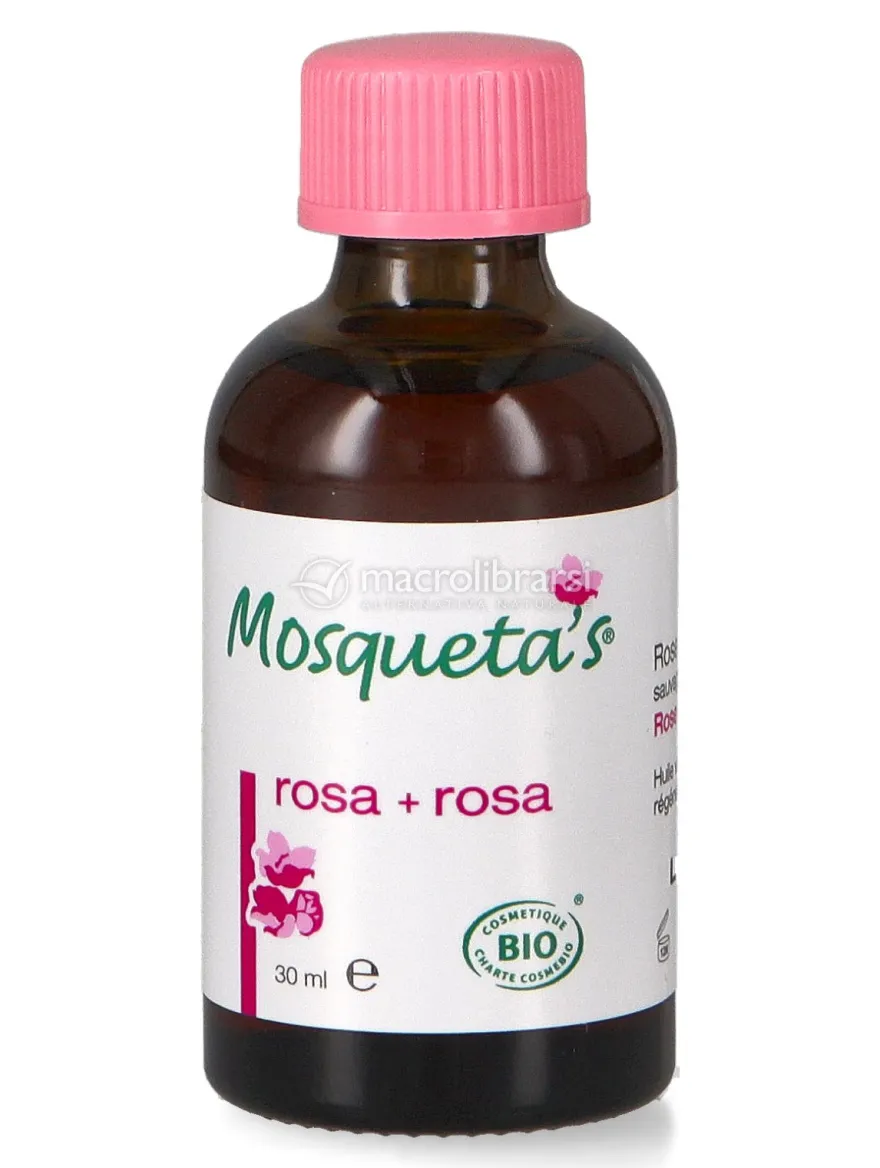 Olio Vergine di Rosa Mosqueta del Cile e Rosa Damascena - 30 ml