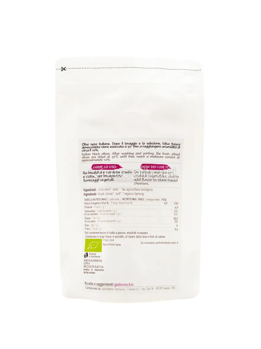 Olive Nere Essiccate Bio