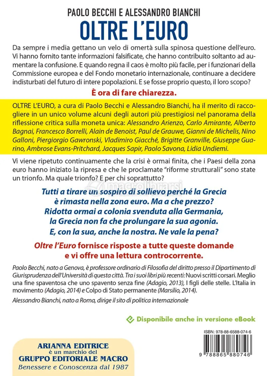 Oltre l'Euro