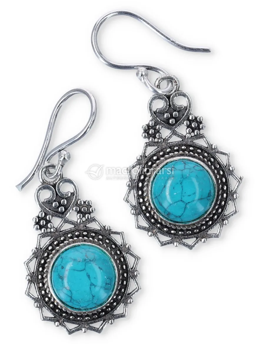Orecchini Bohemian in Ottone