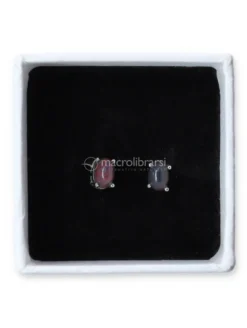 Orecchini in Argento e Opale Nero