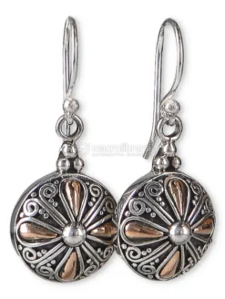 Orecchini Pendenti in Argento - Sfera