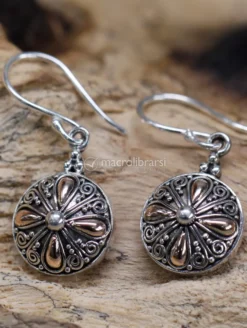 Orecchini Pendenti in Argento - Sfera