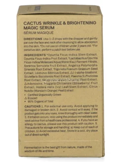 Organic Cactus Magic Serum Illuminante e Antirughe