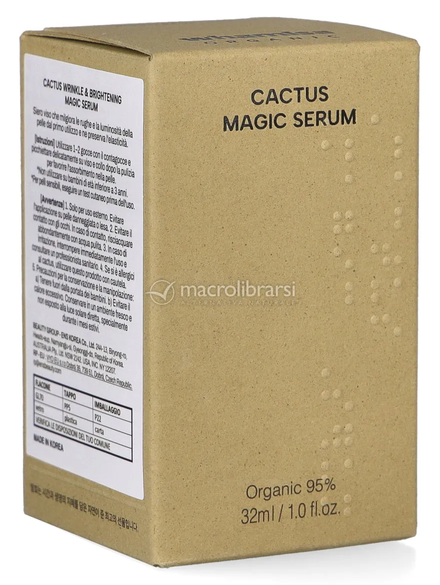Organic Cactus Magic Serum Illuminante e Antirughe