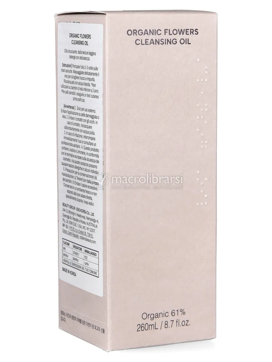 Organic Flowers Cleansing Oil - Olio Detergente ai Fiori Fermentati Bio