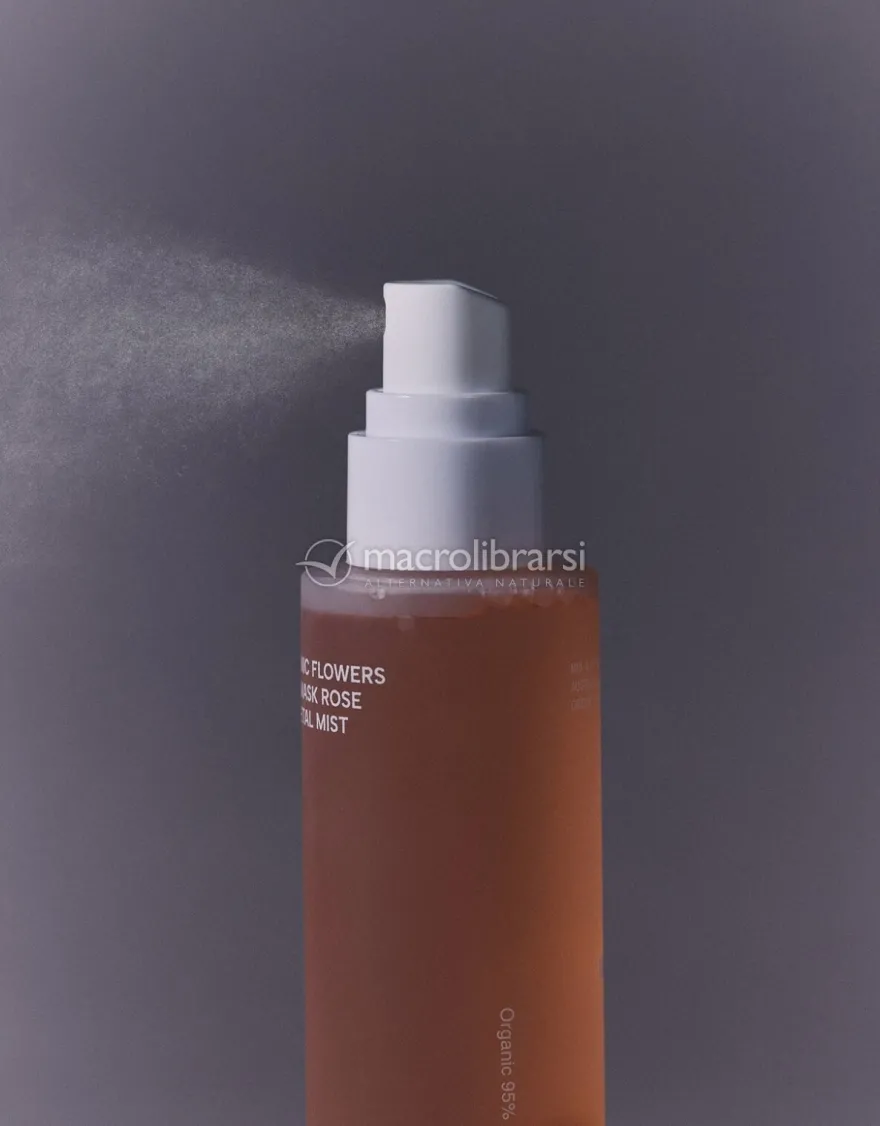 Organic Flowers Damask Rose Petal Mist