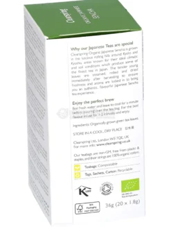 Organic Japanese Green Tea Sencha - 20 Bustine