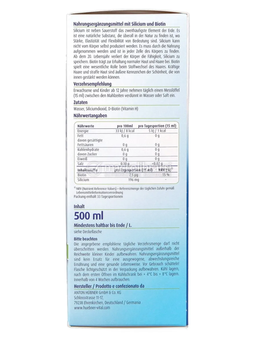 Original Silicea Plus - Gel di Acido Silicico con Biotina