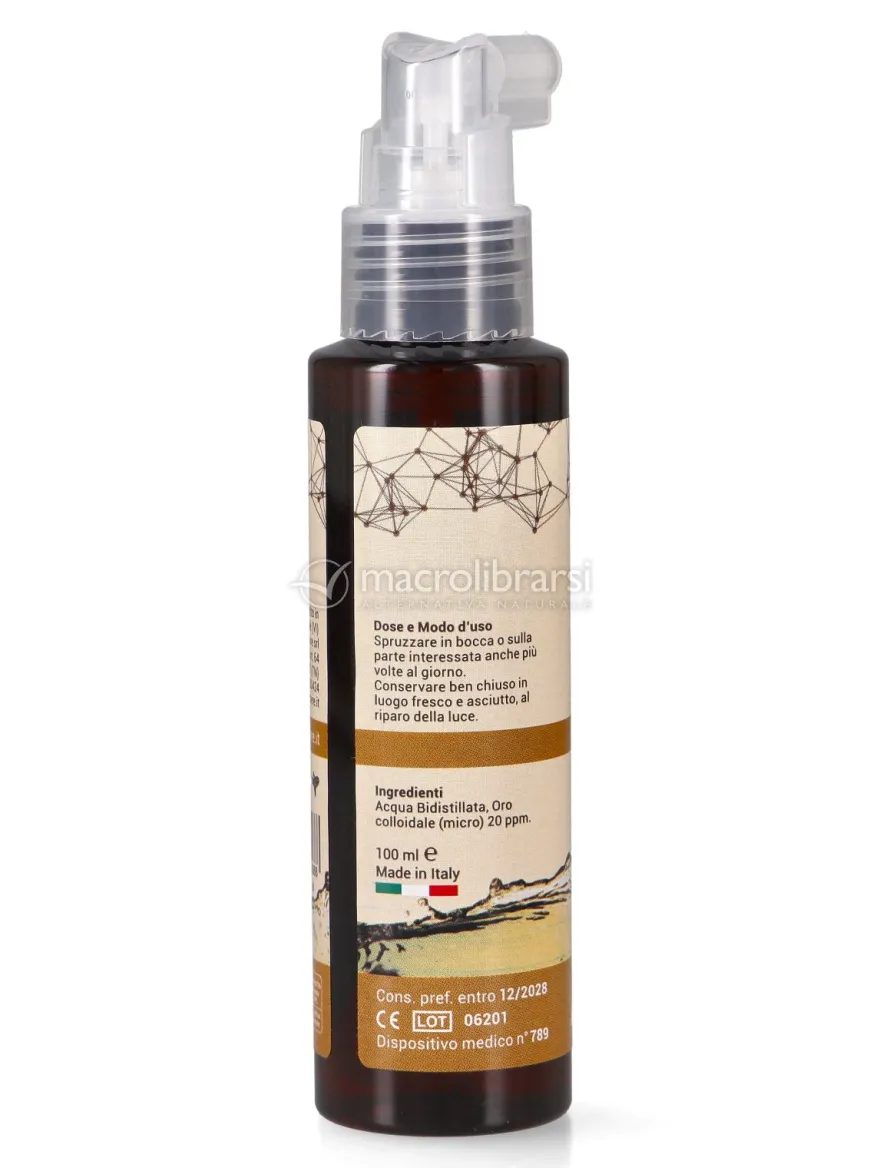 Oro MicroColloidale Plus - Spray 20 ppm